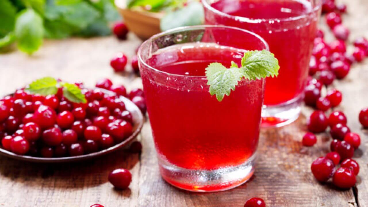 cranberry healthy drink