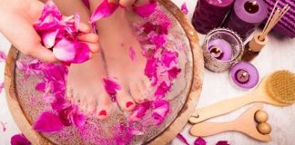 Pedicure at home