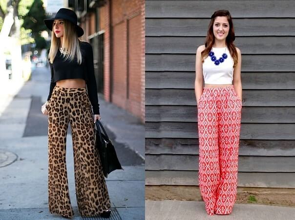 fashionable outfits for palazzo
