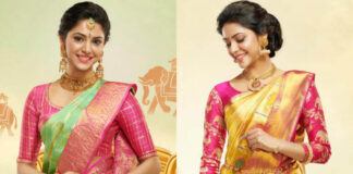 Silk saree blouse designs collection