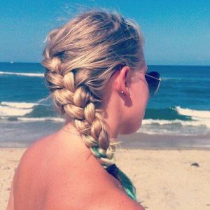 beach vacation FRENCH BRAID