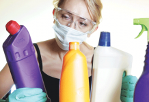health risk with Household cleaning products