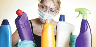 health risk with Household cleaning products