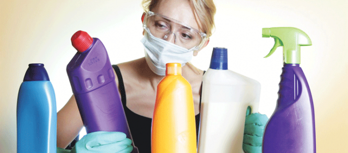 health risk with Household cleaning products