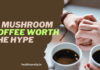 Is Mushroom Coffee Worth the Hype? An Expert’s Take A cup of mushroom coffee with earthy tones and a rustic mug