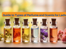 Different types of perfume bottles for ladies