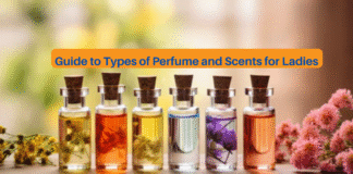 Different types of perfume bottles for ladies
